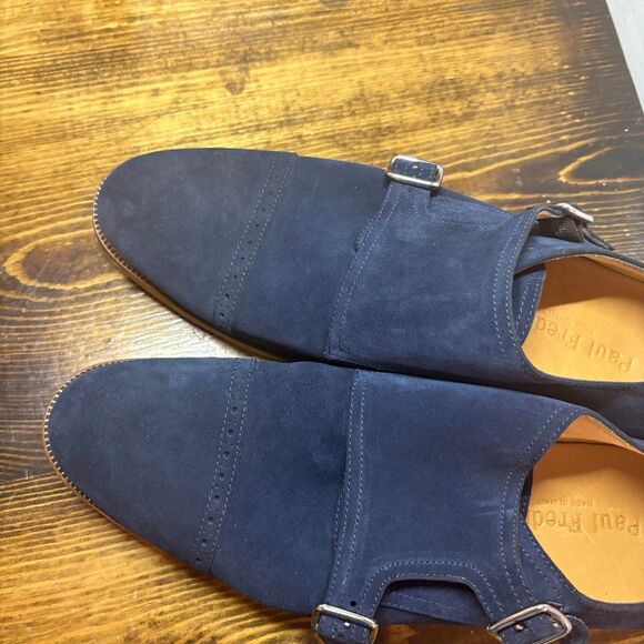 Paul Fredrick ‎ Navy Blue Oxfords Size 10 main image 6